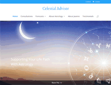 Tablet Screenshot of celestialadvisor.com